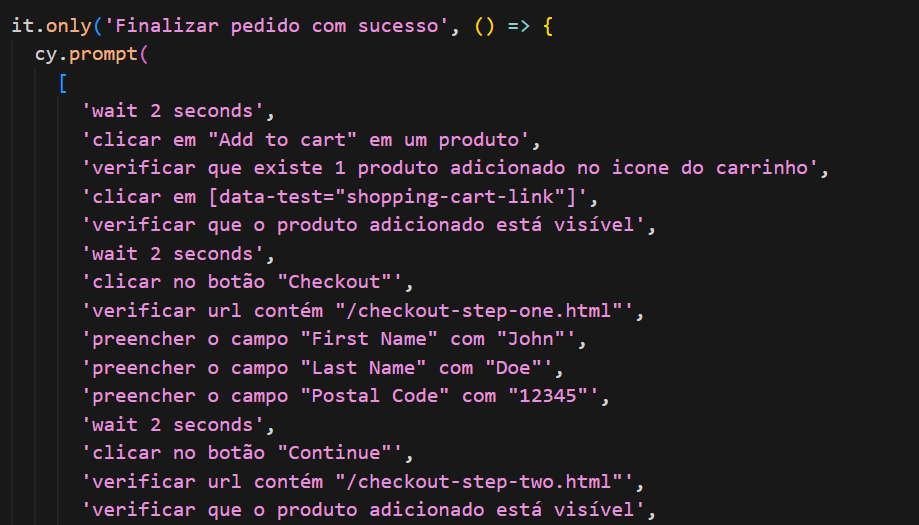 Cypress Web Prompt